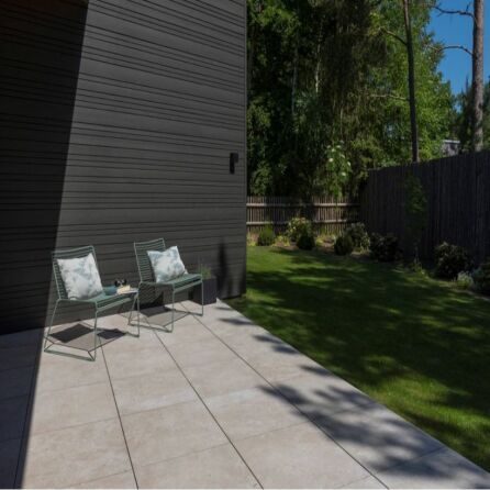 Terrassklinker Travertin Beige - 20 mm Granitkeramik | Klinkerd�ck